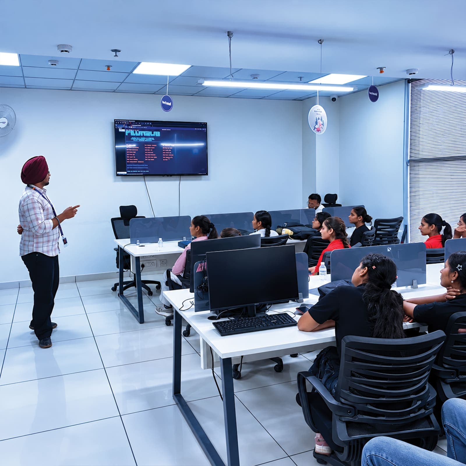 Cyber security class in session