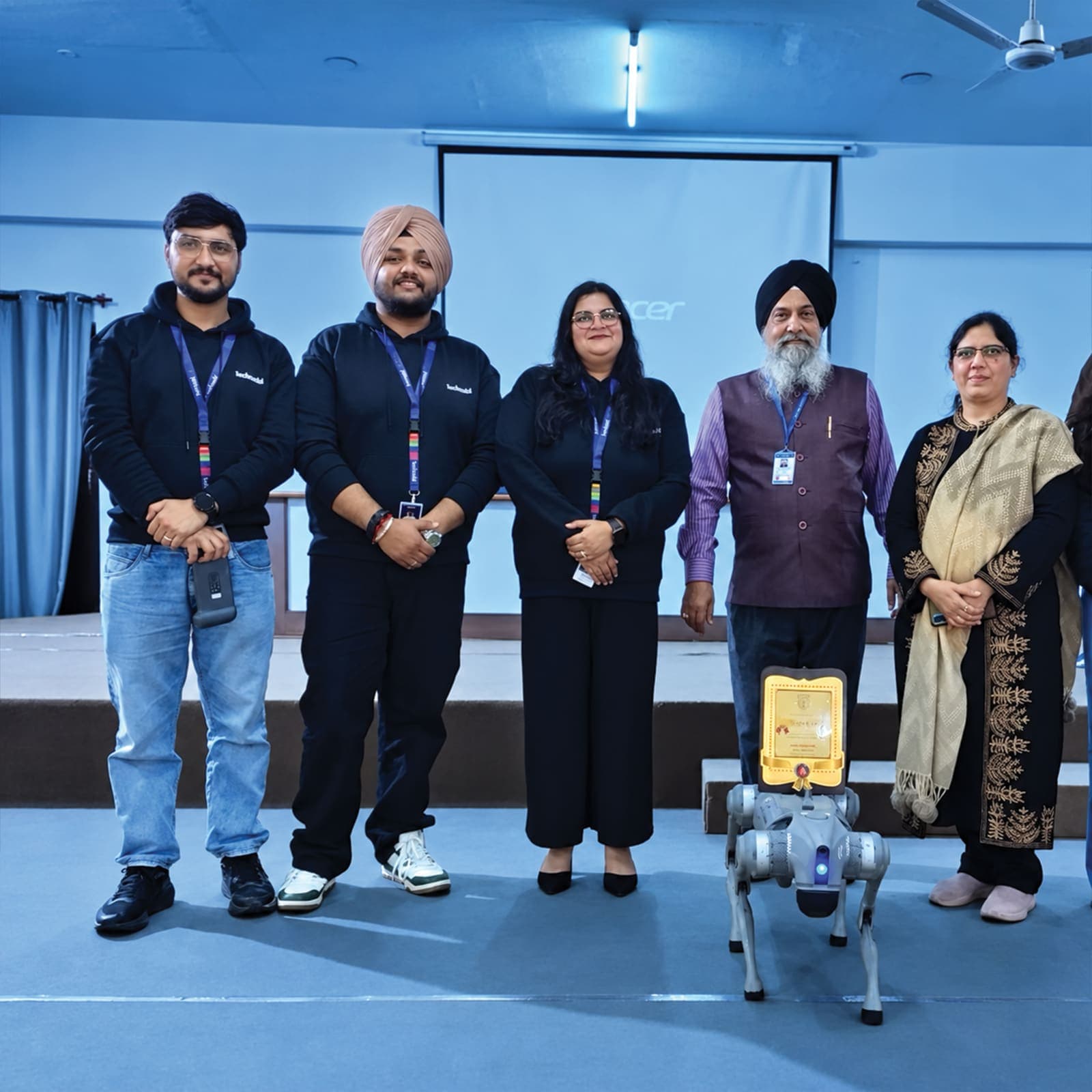 Recognised by college faculty