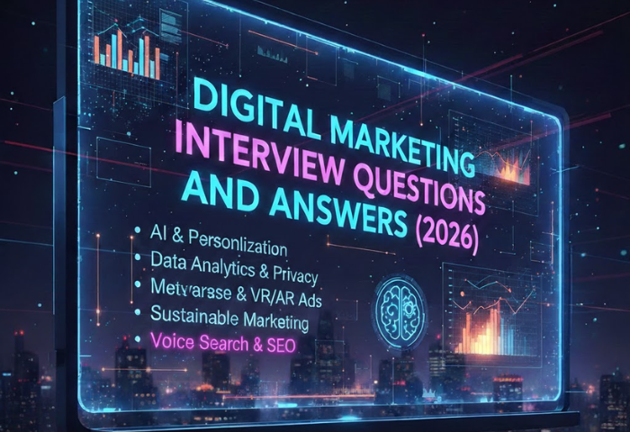Digital Marketing Interview Questions and Answers (2026)