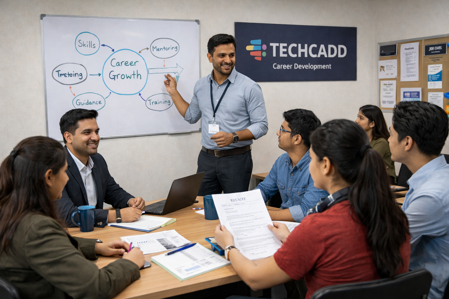 Techcadd student career growth programs