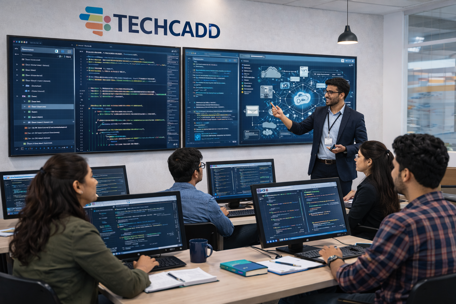 Techcadd student technical skills training