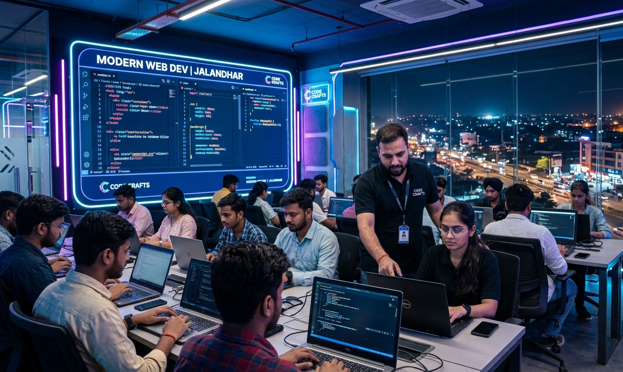 Best web development internship institute Jalandhar