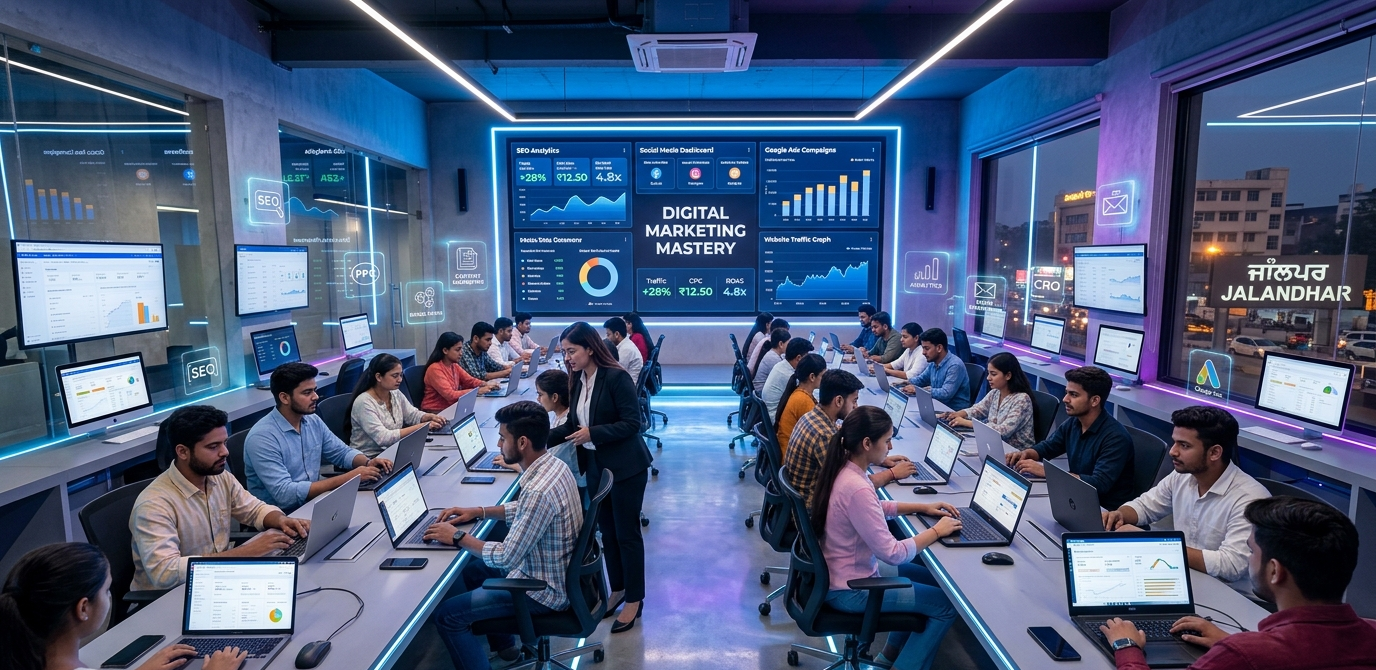 Best digital marketing internship institute Jalandhar