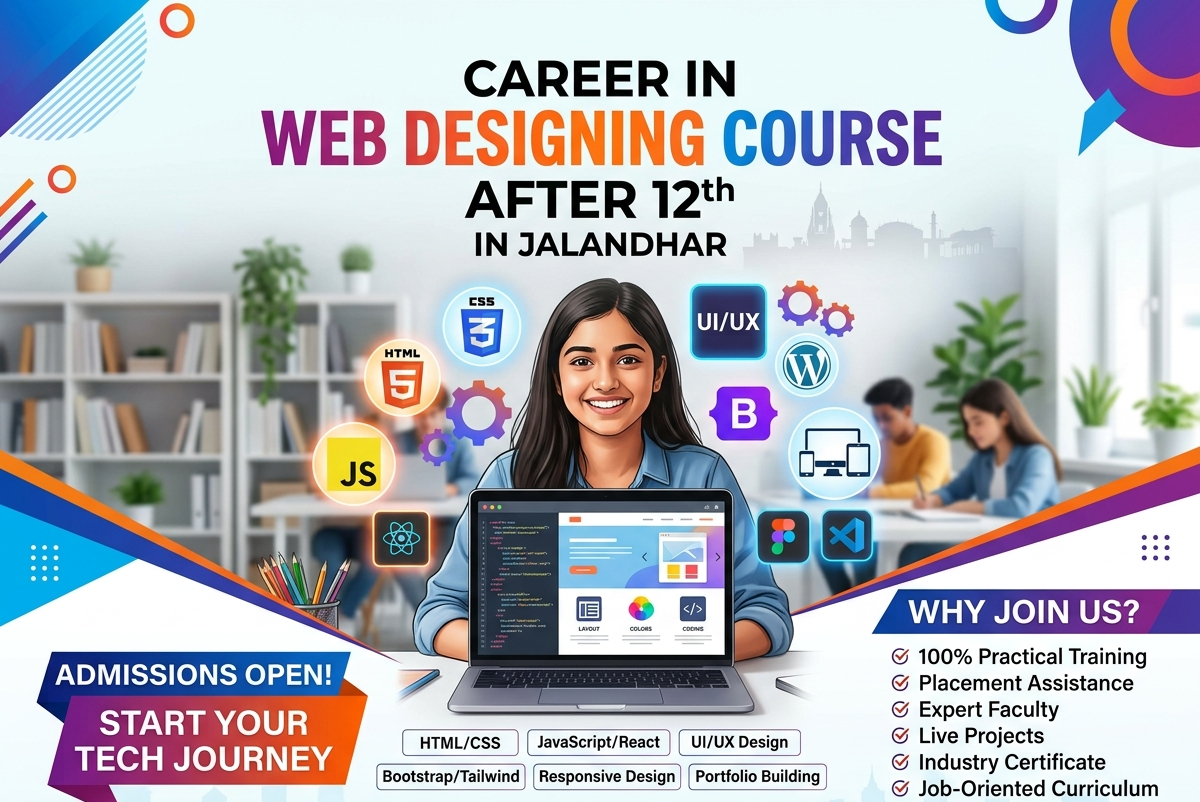 Web Designing Course After 12th in Jalandhar