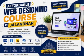 affordable web designing course in jalandhar
