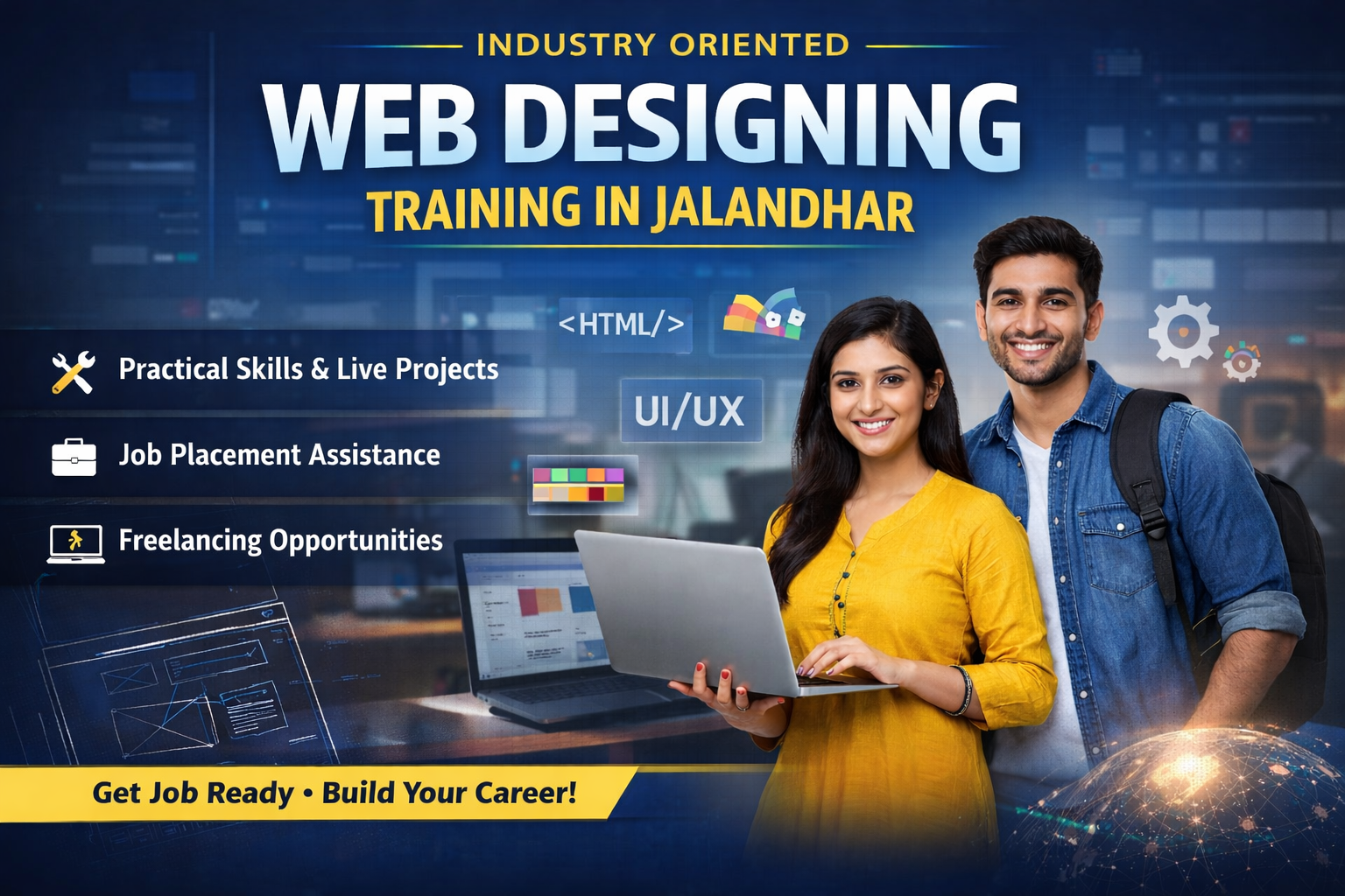 Industry Oriented Web Designing Training in Jalandhar