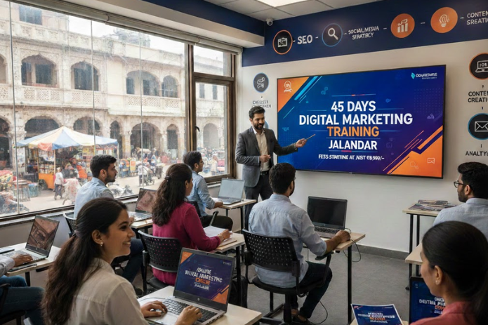 45 days Digital Marketing training in Jalandhar