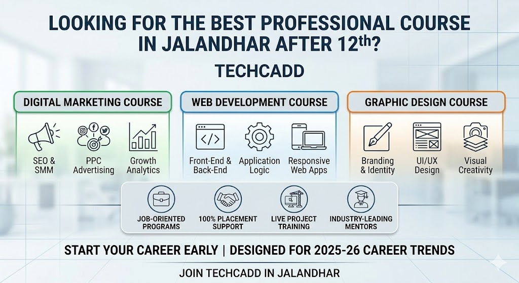 Best Professional Course in Jalandhar After 12th | High-Salary Skill Training