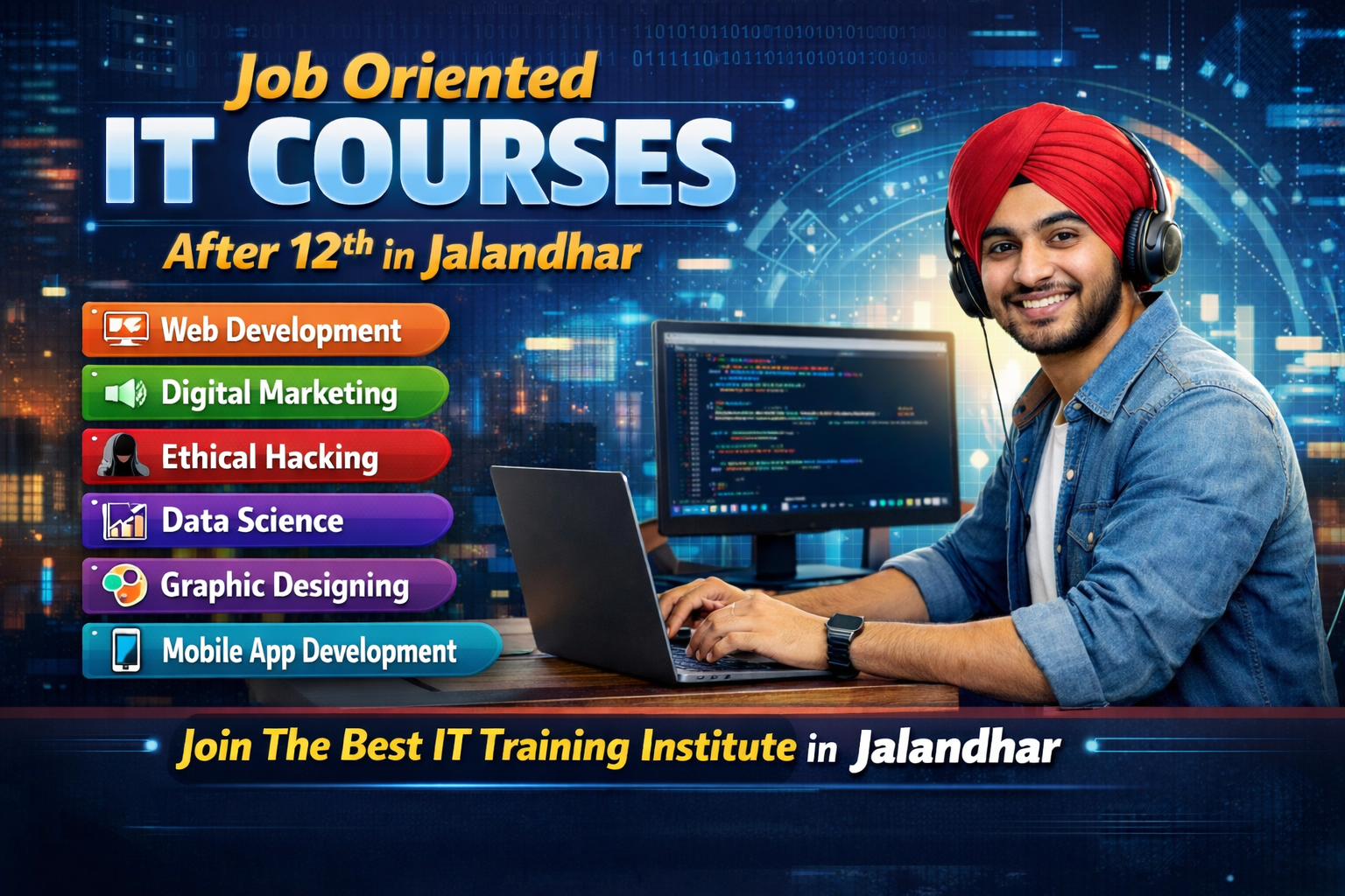 Job Oriented IT Courses After 12th in Jalandhar