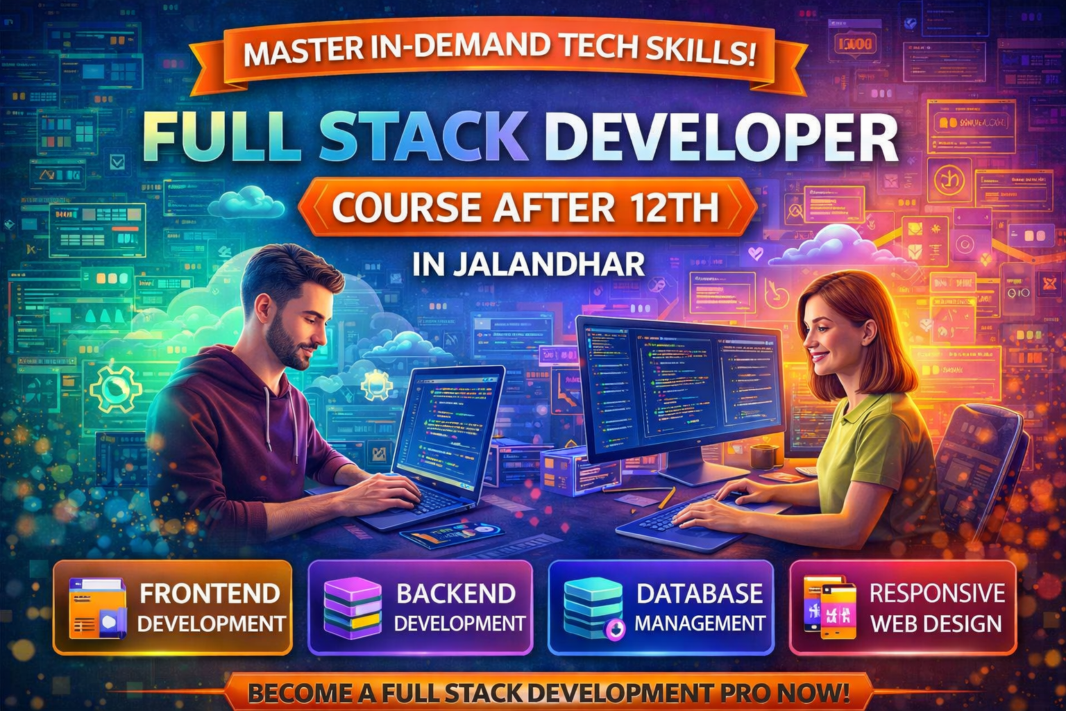 Full Stack Developer Course After 12th in Jalandhar