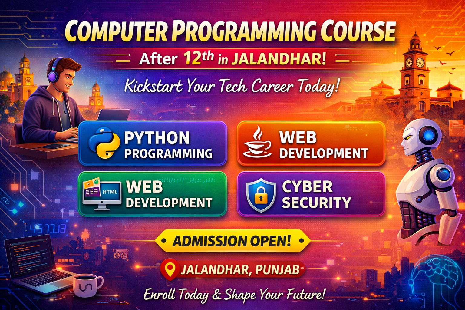Computer Programming Course After 12th in Jalandhar