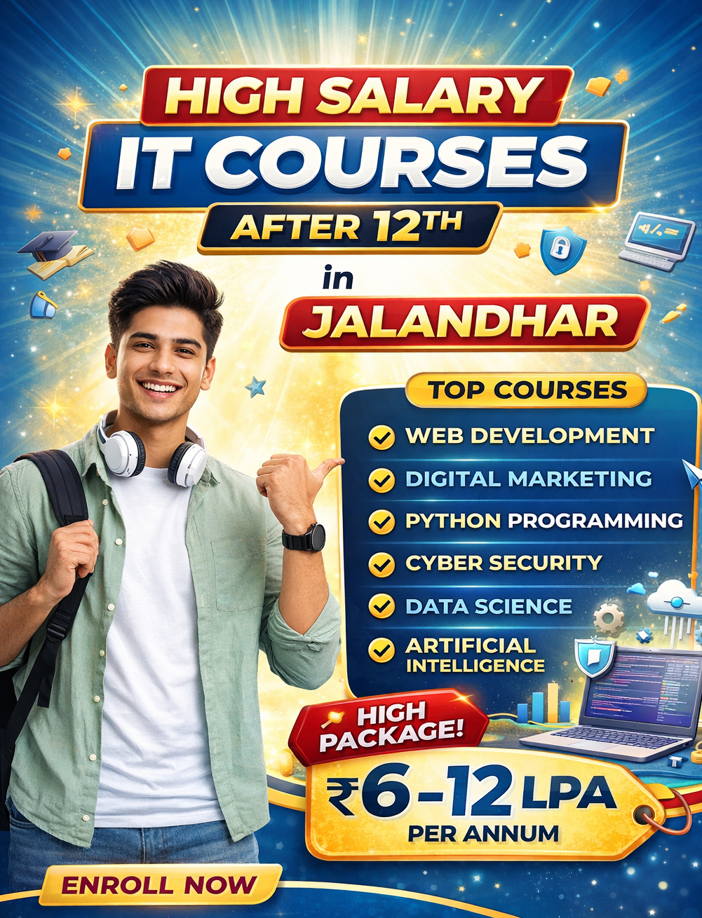 High Salary IT Courses After 12th in Jalandhar