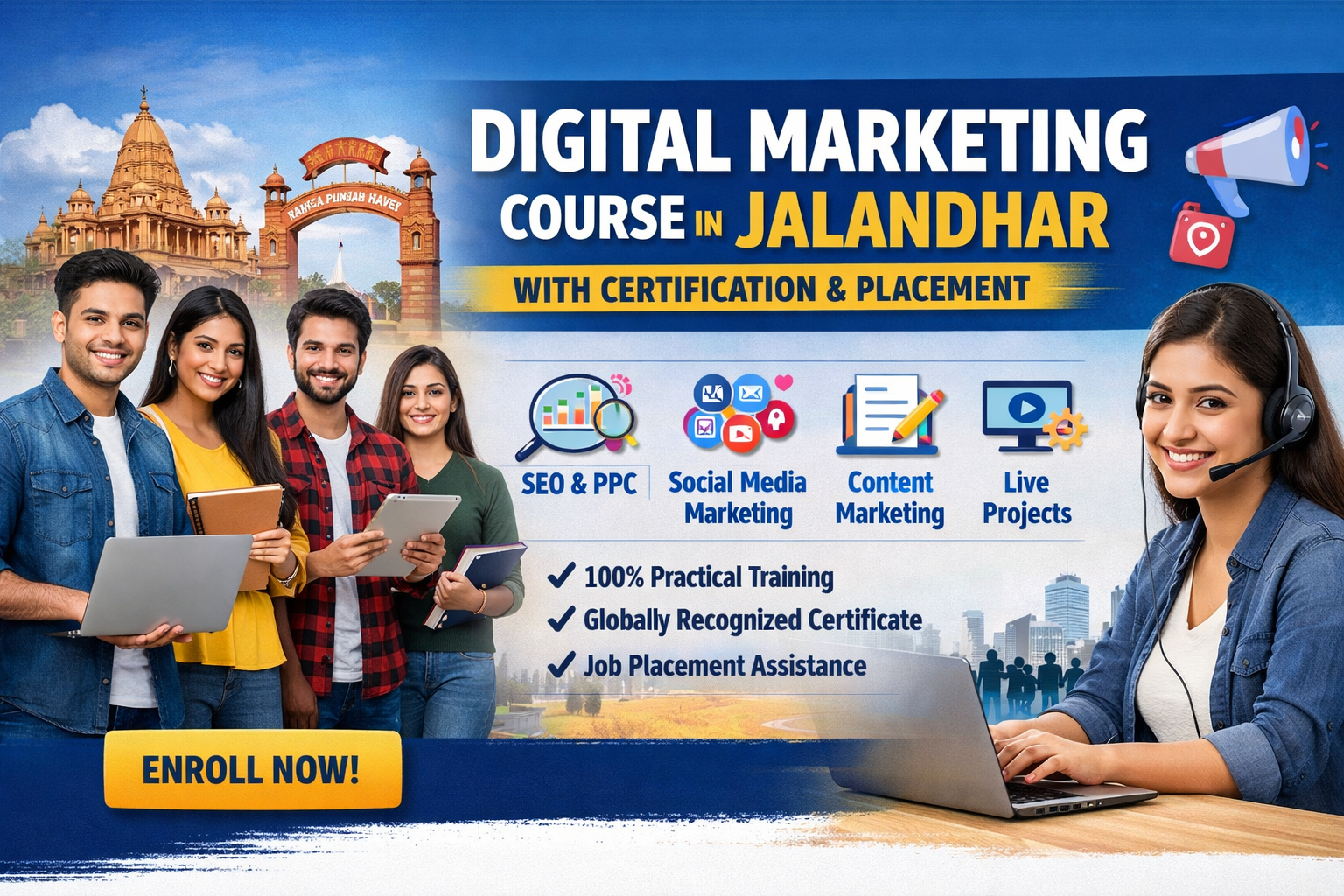 Digital Marketing Course with Certificate in Jalandhar