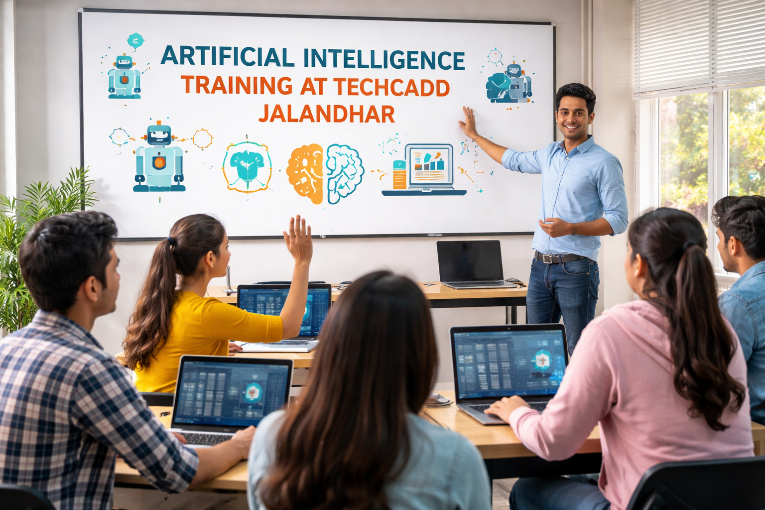 Artificial Intelligence Explained – Complete Beginner Guide by Techcadd Jalandhar