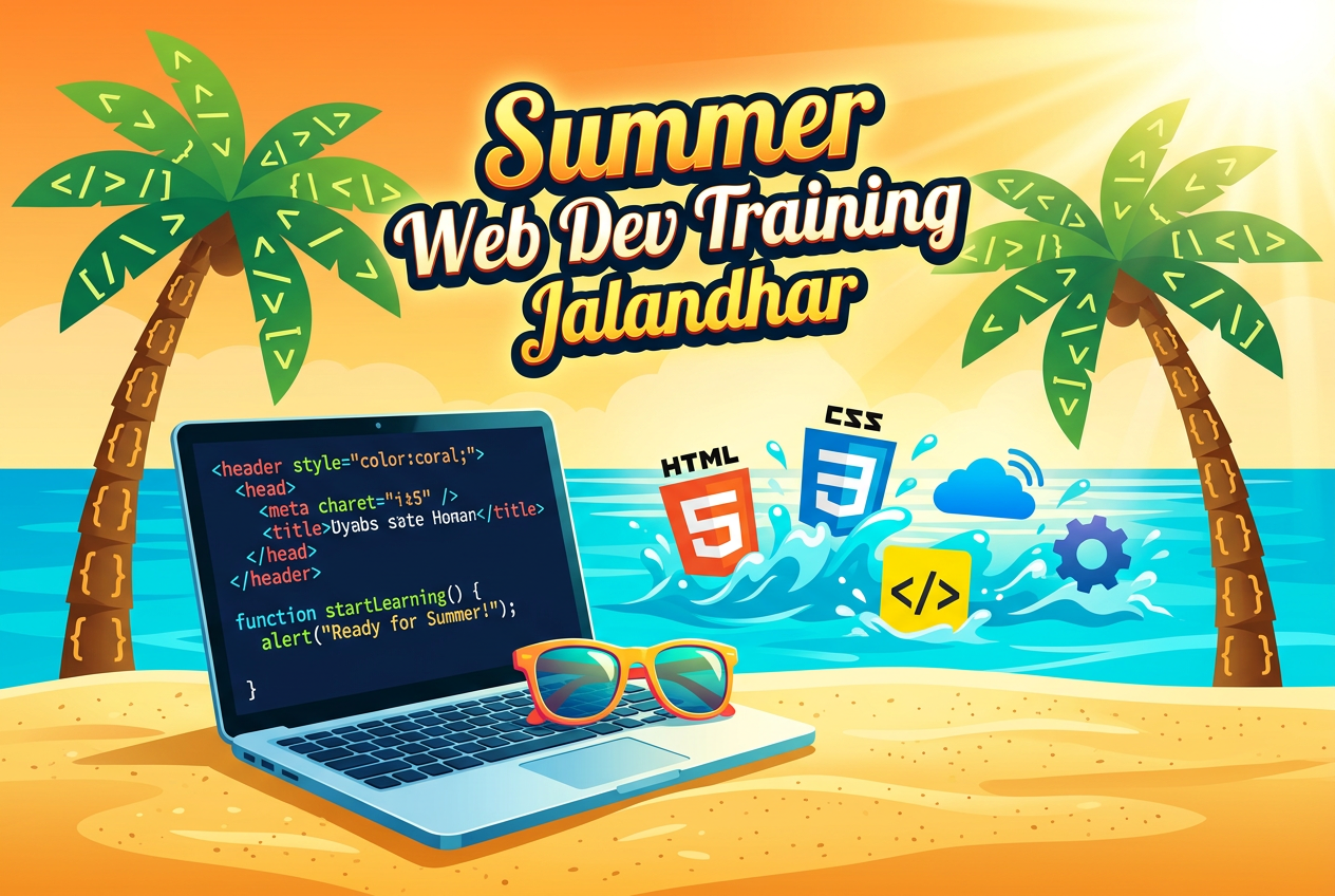 Summer Web Development Training in Jalandhar