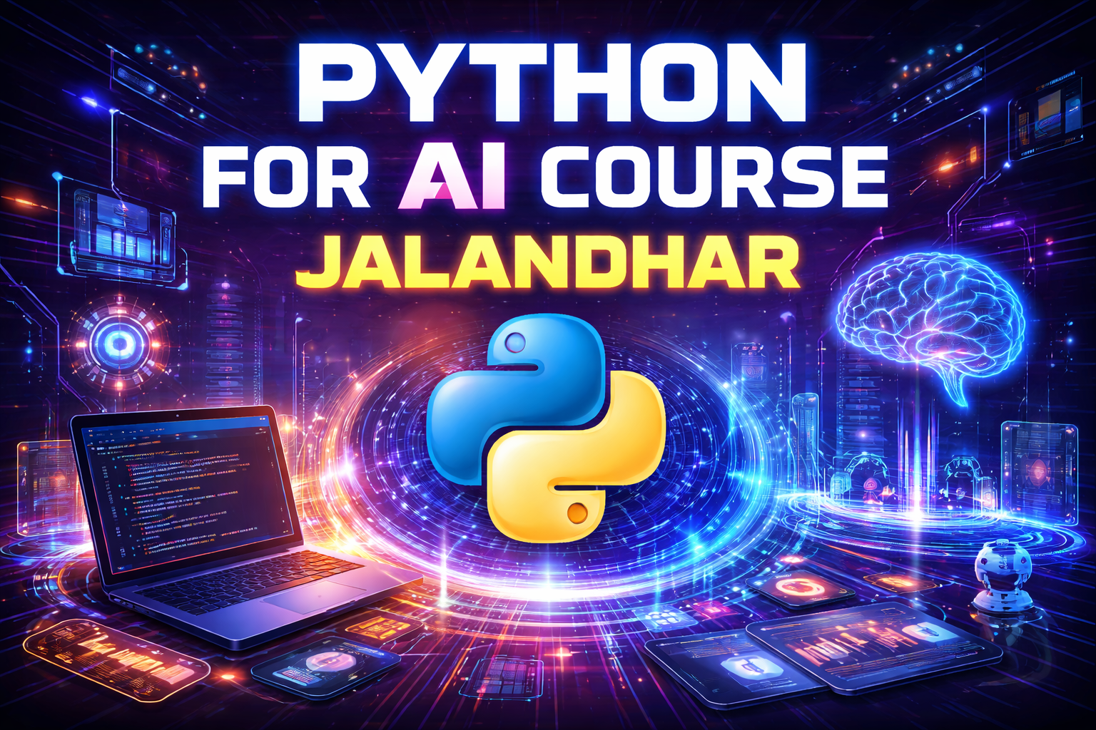 Python for AI Course in Jalandhar | Master Artificial Intelligence with TechCadd