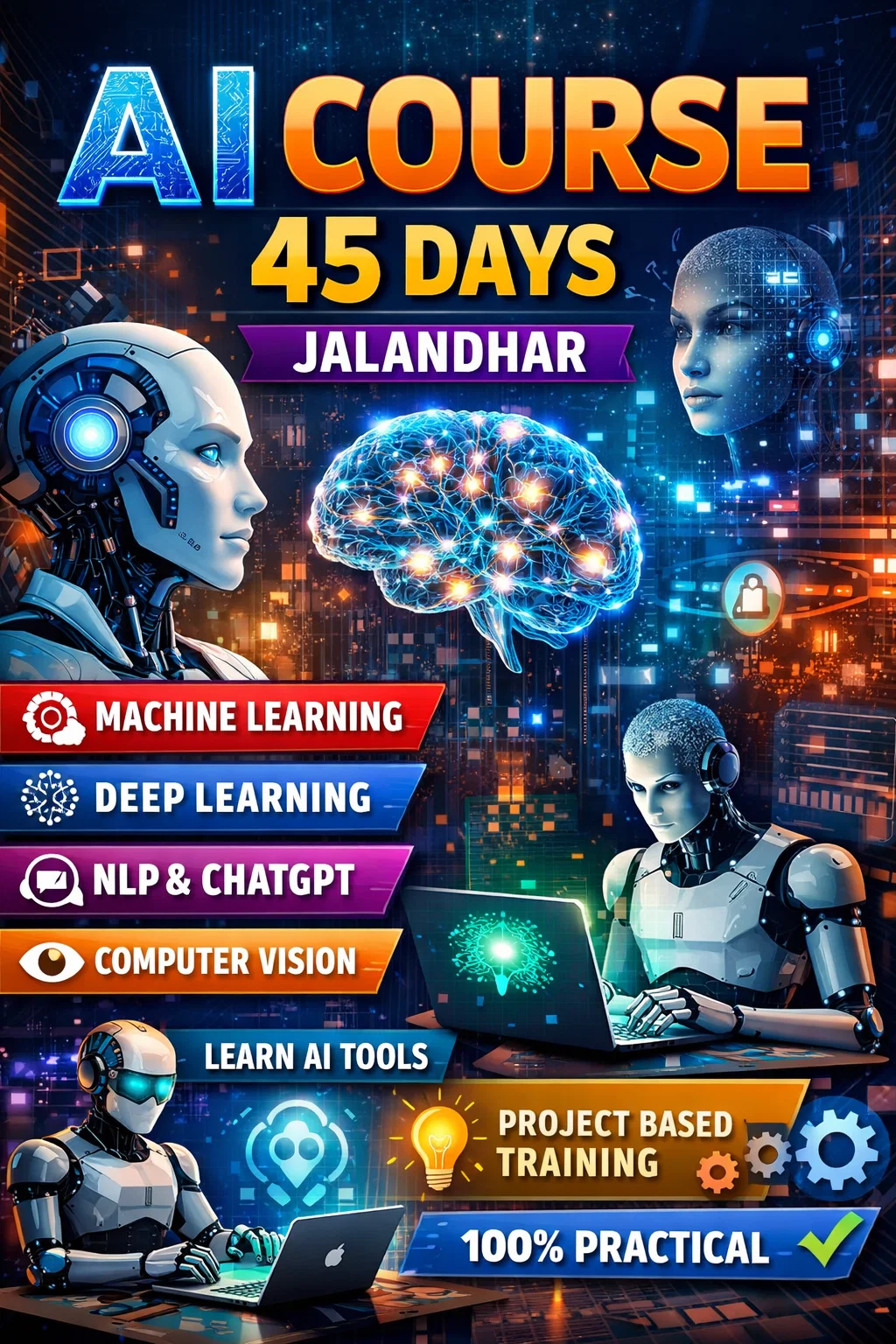 AI course 45 days Jalandhar