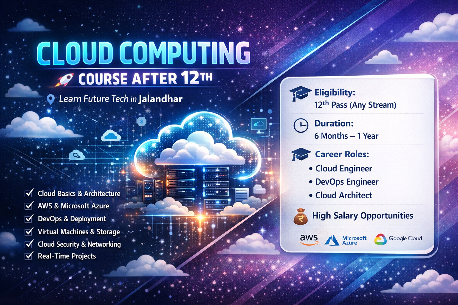techcadd cloud computing course after 12th in Jalandhar | Career-Focused Training in Jalandhar