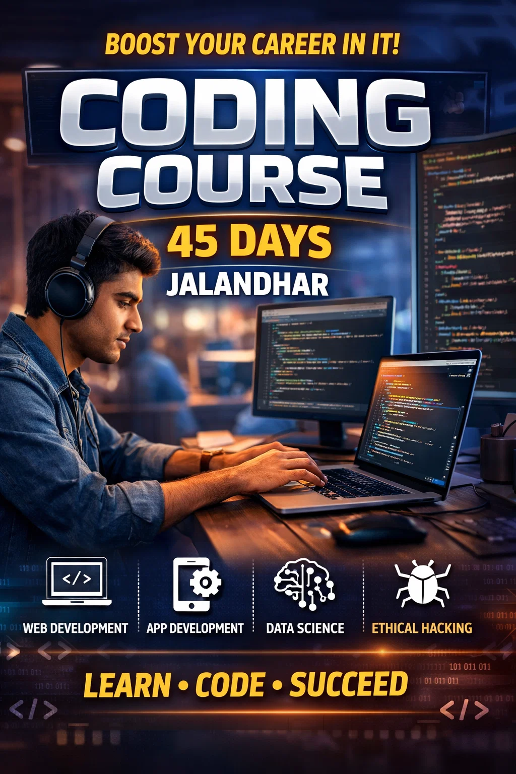 Coding course 45 days Jalandhar