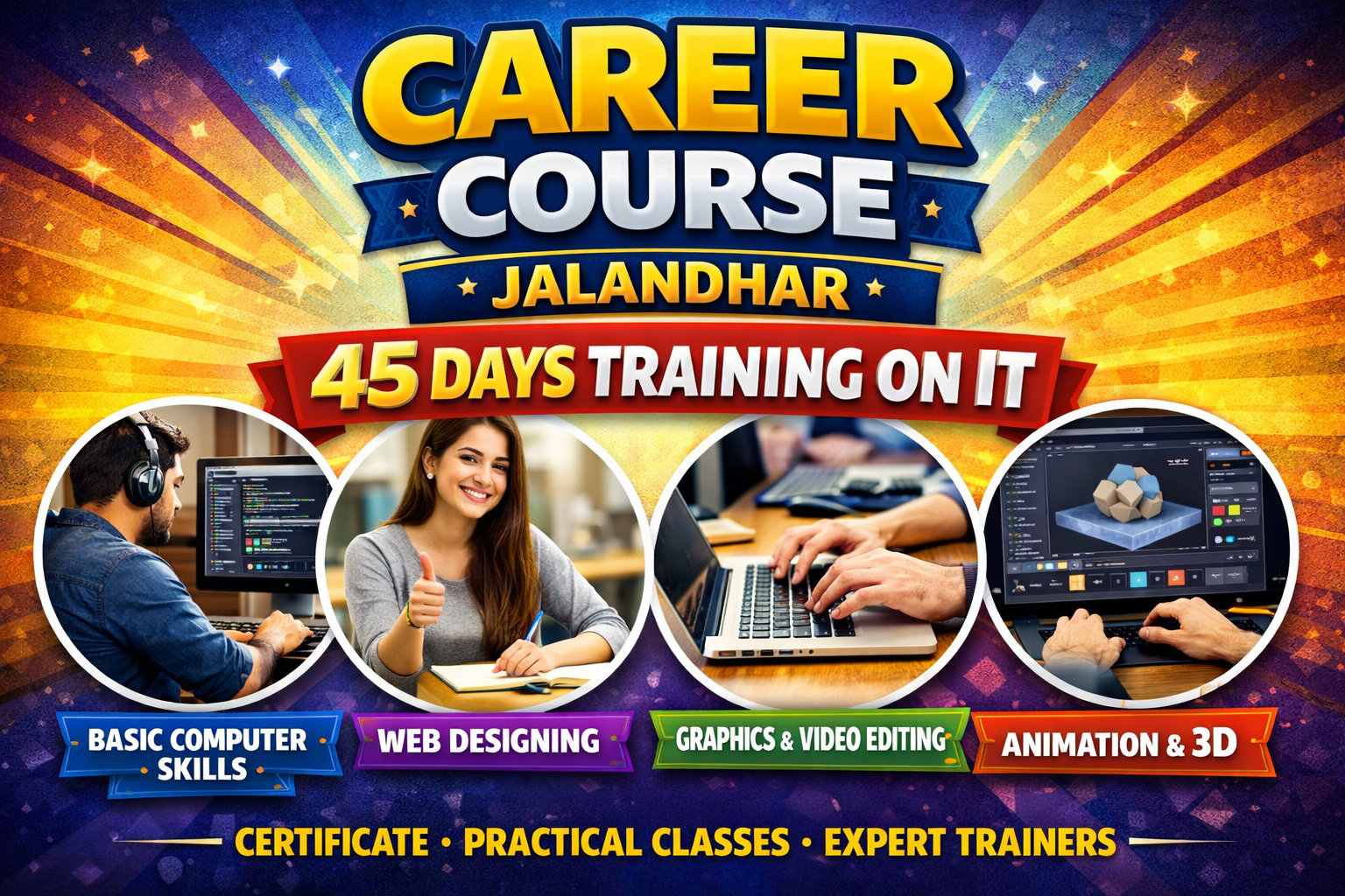 Career course Jalandhar 45 days training