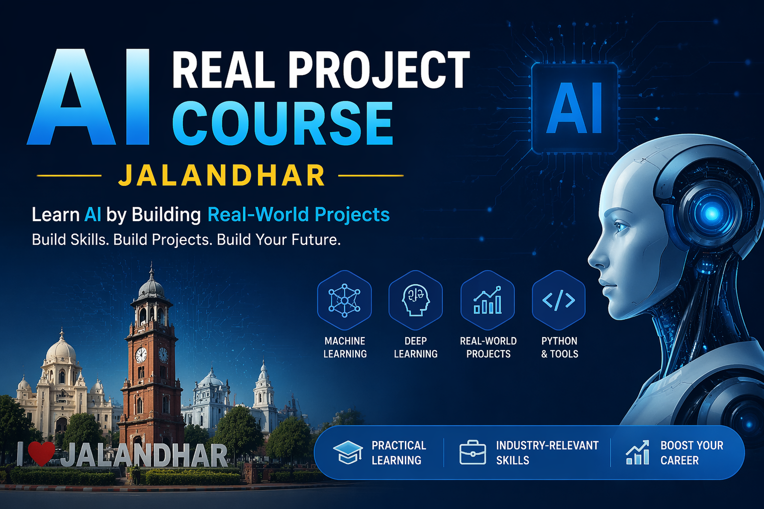 AI Real Project Course in Jalandhar | Hands-On Training at TechCadd