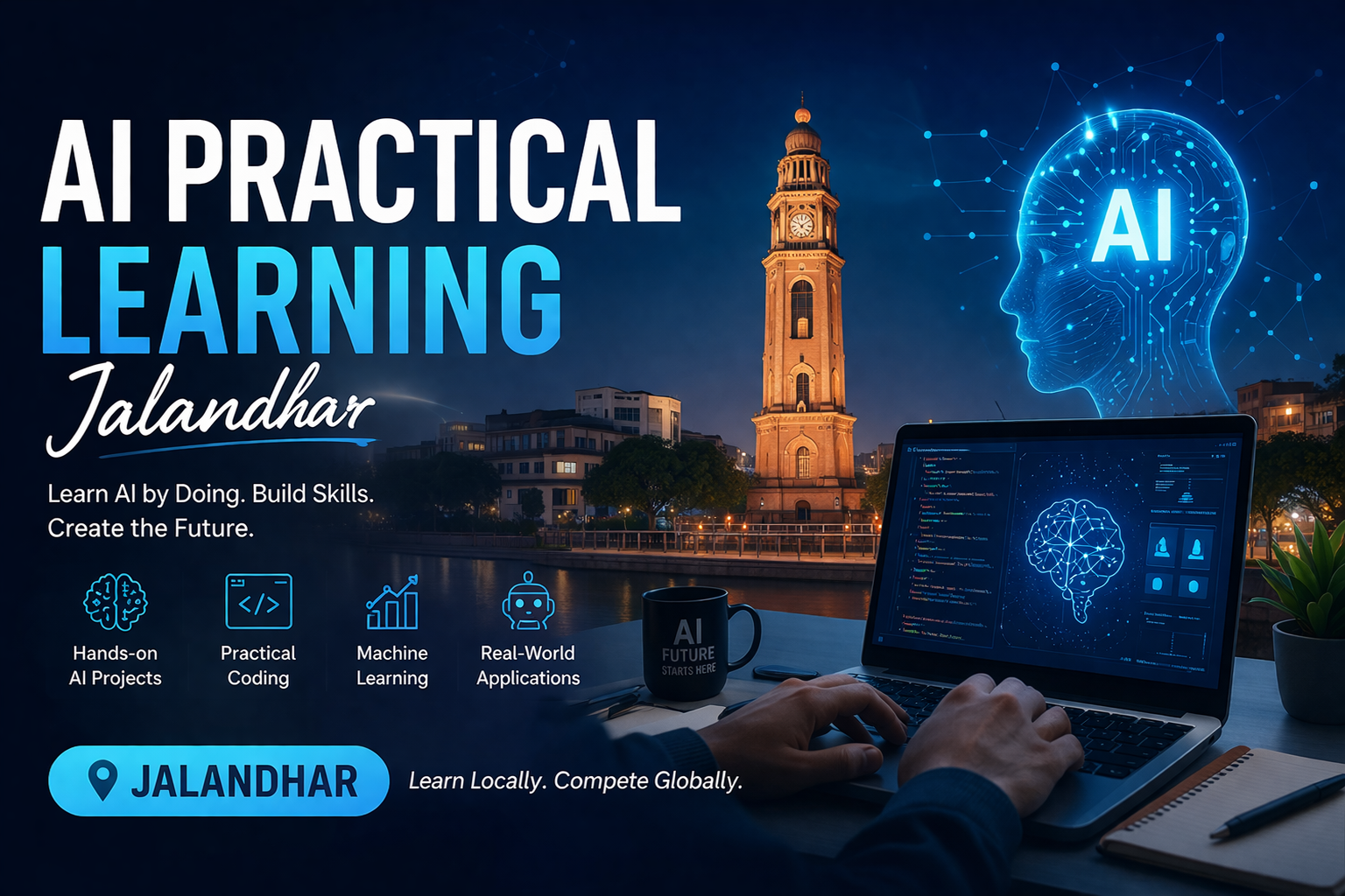 AI Practical Learning Jalandhar | Hands-on AI Training at TechCadd
