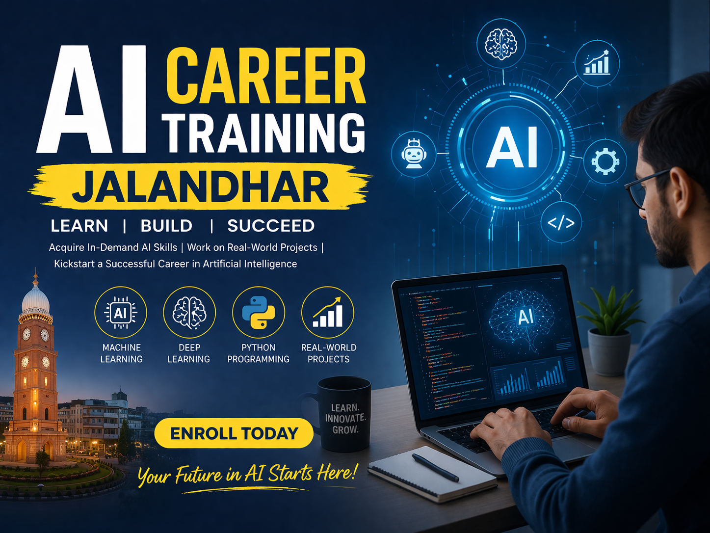AI Career Training in Jalandhar | TechCadd - Become Industry Ready