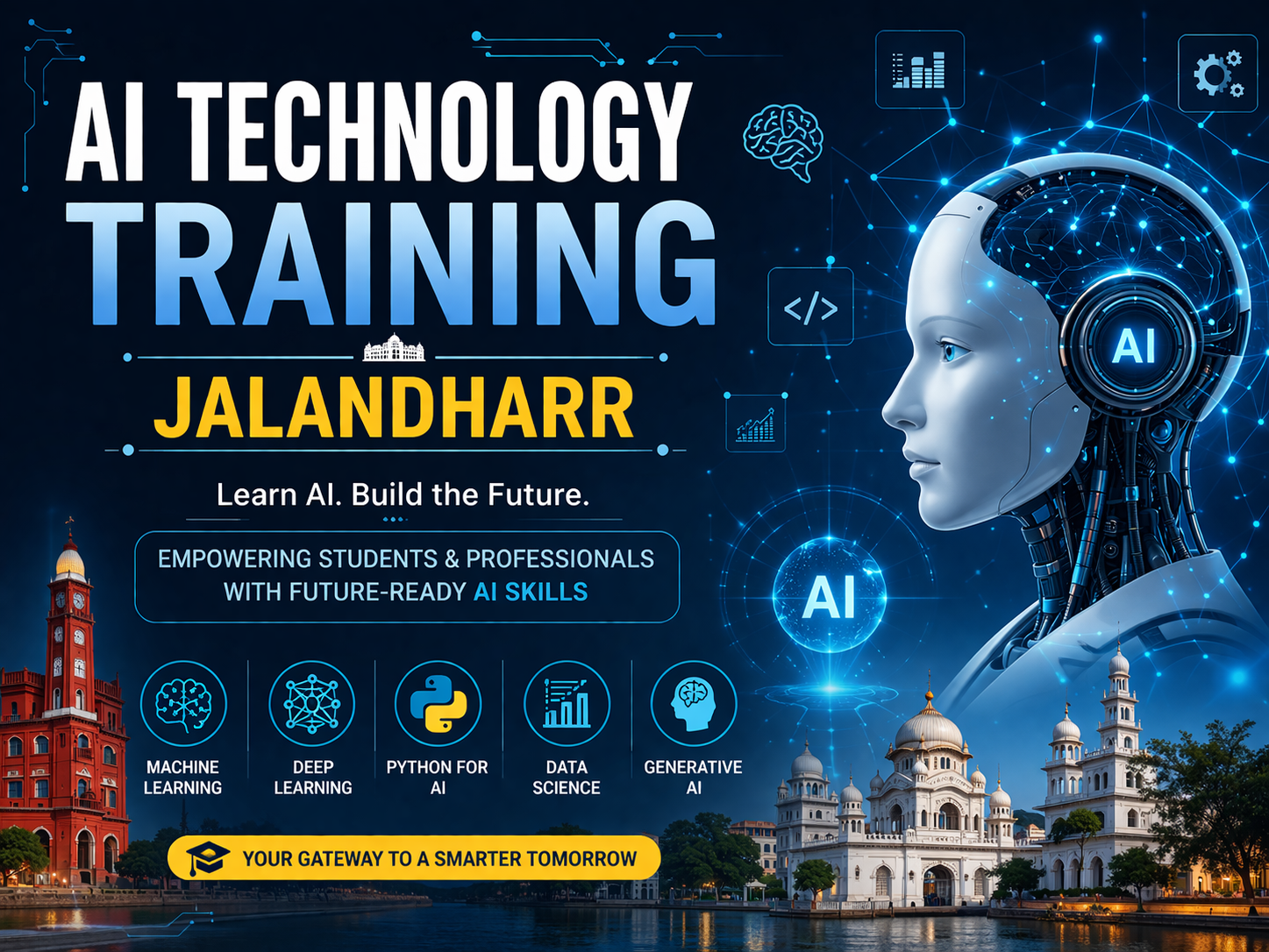 AI Technology Training Jalandhar | Master Artificial Intelligence at TechCadd