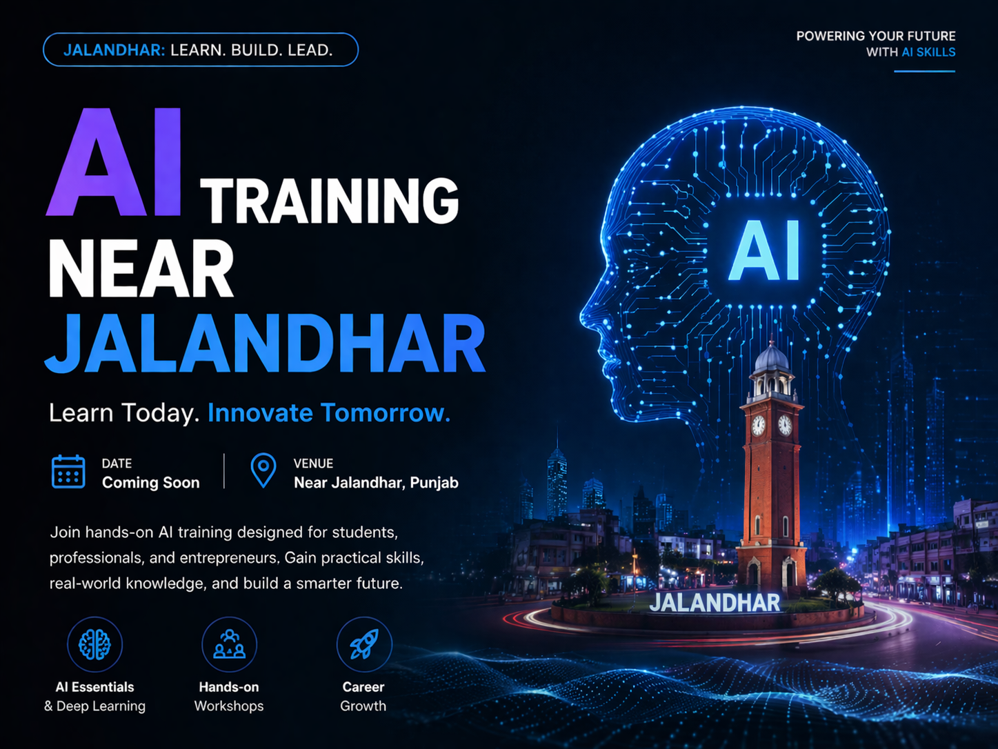 AI Training Near Jalandhar | Master Artificial Intelligence at TechCadd
