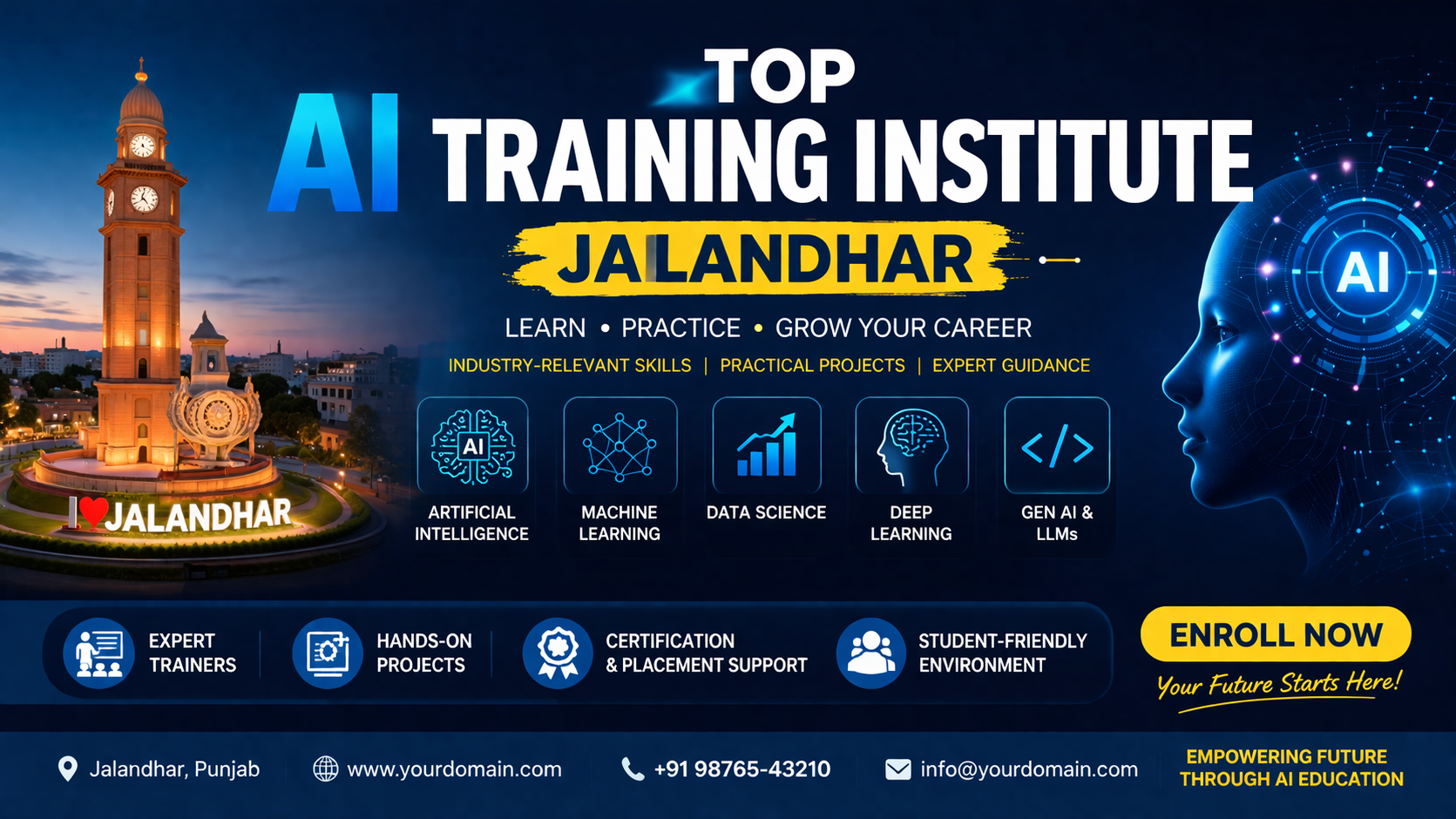 Top AI Training Institute in Jalandhar | Industry-Recognized Certification at TechCadd