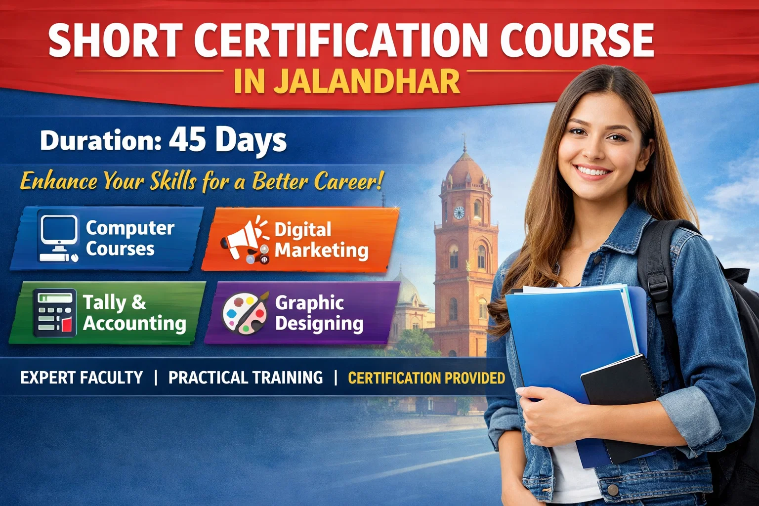 Short certification course Jalandhar 45 days
