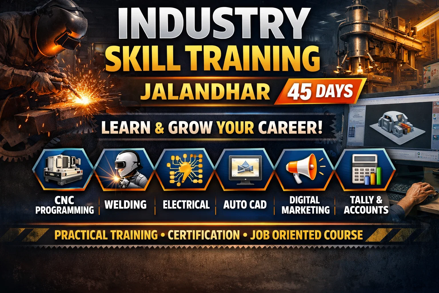 Industry skill training Jalandhar 45 days