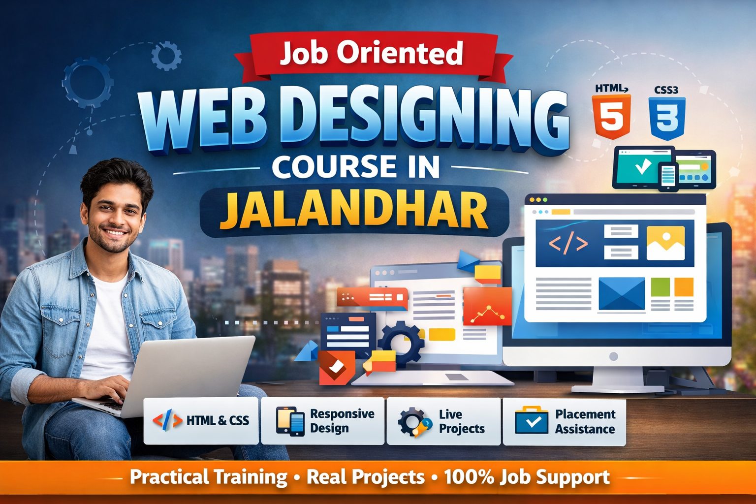 Job Oriented Web Designing Course in Jalandhar