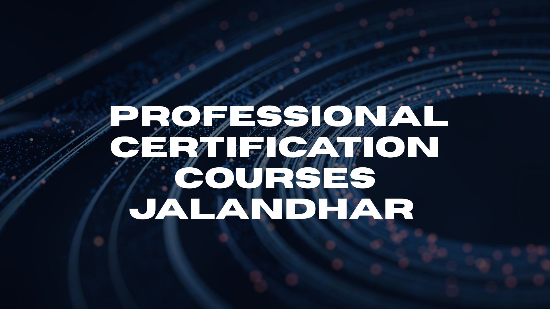 professional certification courses Jalandhar