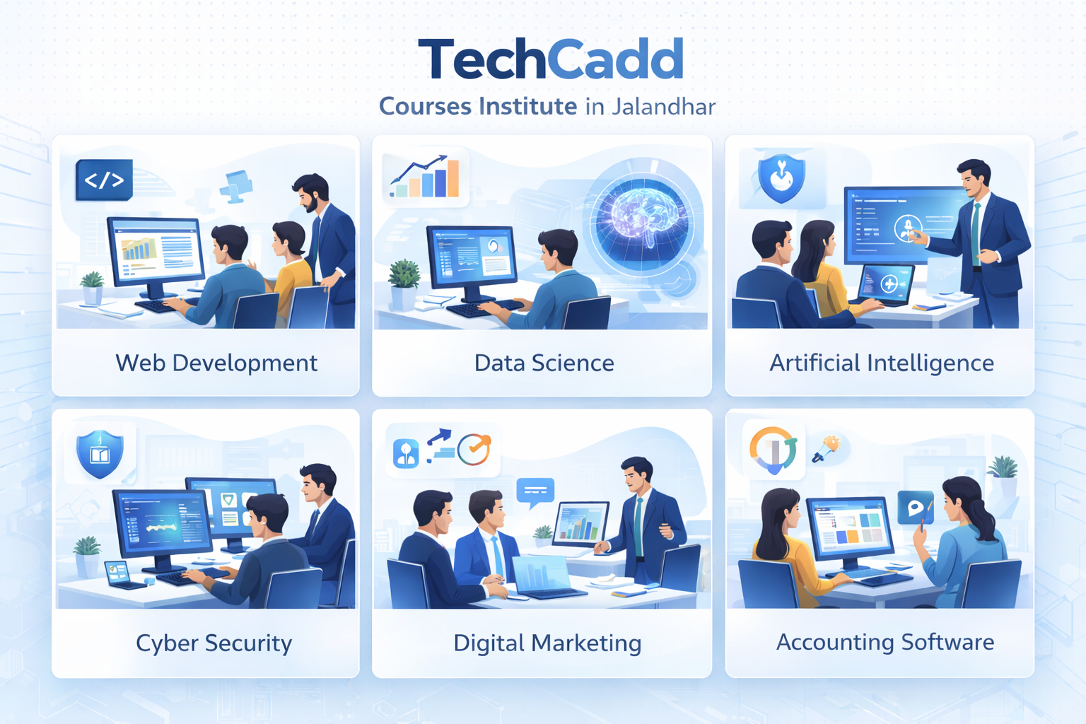 Techcadd Courses Institute in Jalandhar